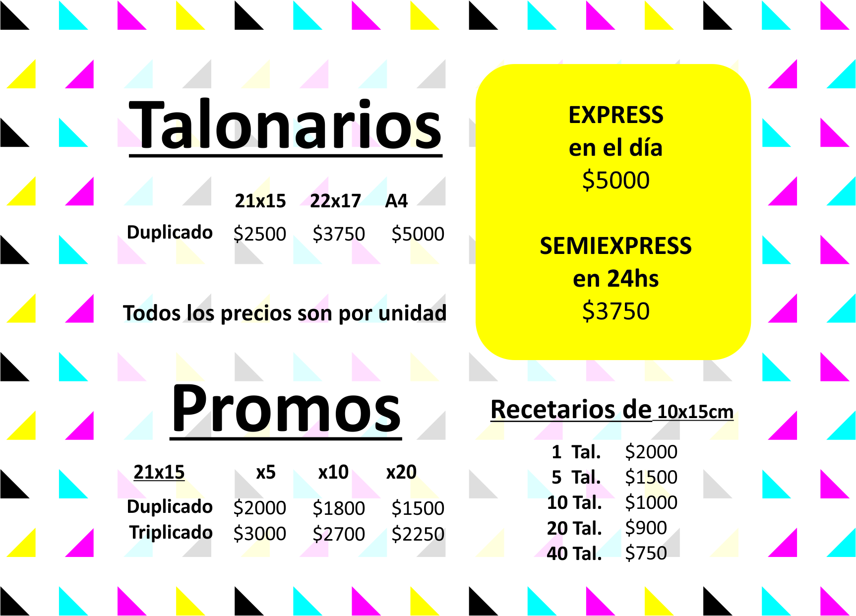Talonarios web